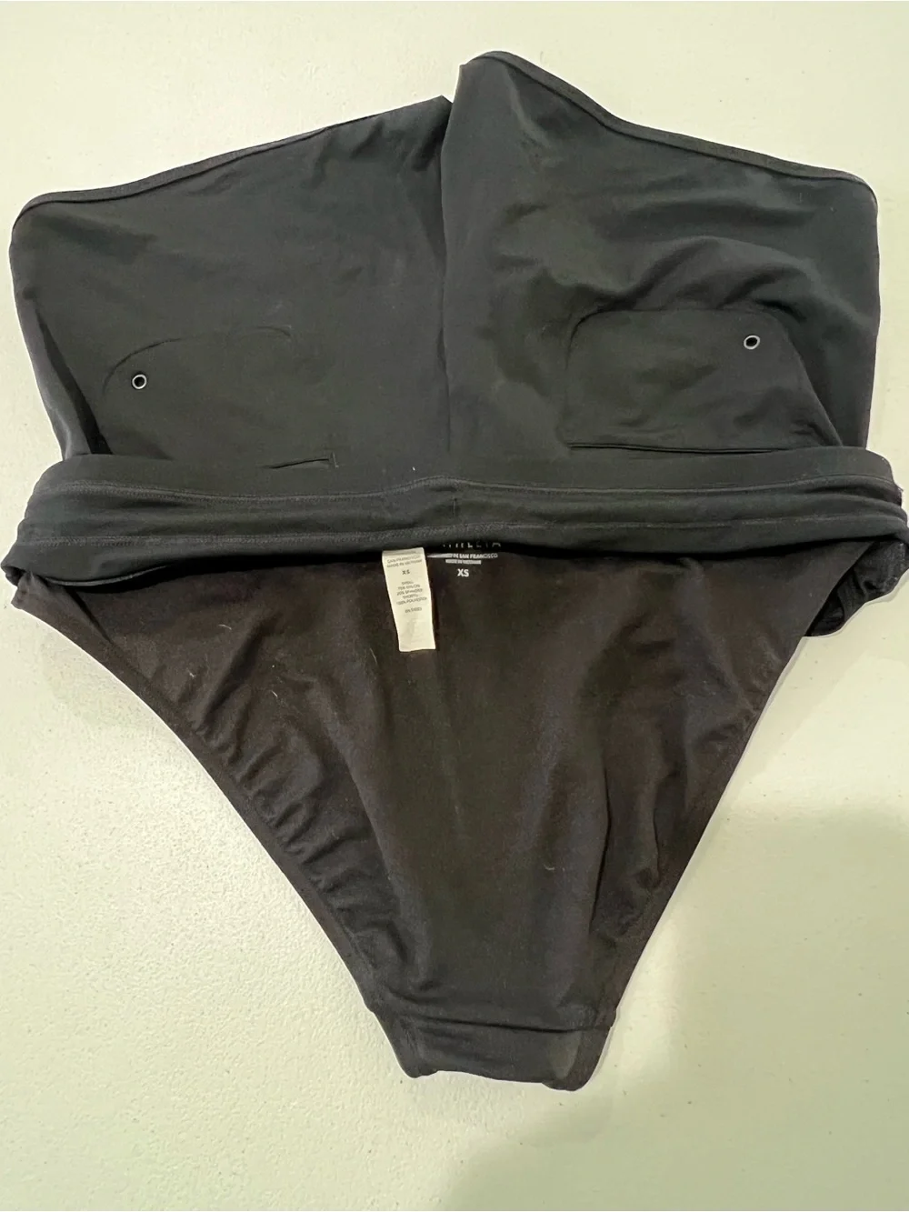 ATHLETA  stretch Black Women's Athletic Shorts with Drawstring XS